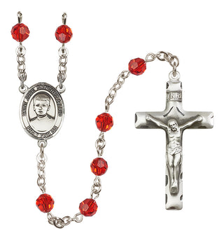 Sterling Silver 6mm Saint Jose Sanchez del Rio  Engraved Catholic Rosaries