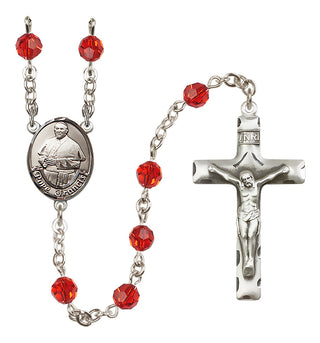 Sterling Silver 6mm Pope Francis Rosary