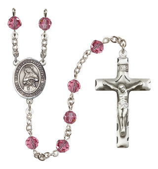 Sterling Silver 6mm Virgen de la Divina Providencia  Engraved Catholic Rosaries