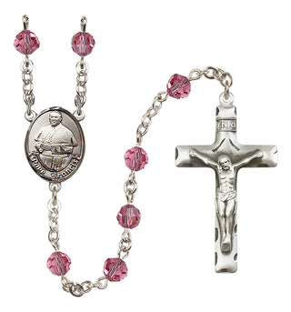 Sterling Silver 6mm Pope Francis Rosary