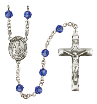 Sterling Silver 6mm Our Lady of the Railroad  Engraved Catholic Rosaries