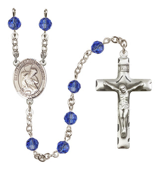 Sterling Silver 6mm Blessed Herman the Cripple  Engraved Catholic Rosaries