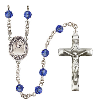 Sterling Silver 6mm Blessed Emilie Tavernier Gamelin  Engraved Catholic Rosaries