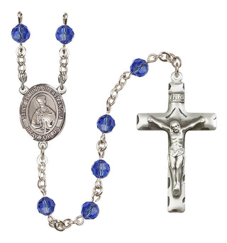 Sterling Silver 6mm Saint Edmund of East Anglia  Engraved Catholic Rosaries