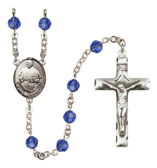 Sterling Silver 6mm Pope Francis Rosary