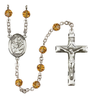 Sterling Silver 6mm Saint Anthony of Padua  Engraved Catholic Rosaries