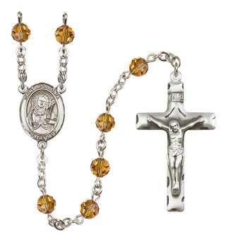 Sterling Silver 6mm Saint Apollonia  Engraved Catholic Rosaries