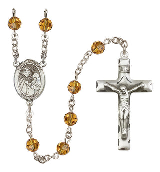Sterling Silver 6mm Saint Margaret Mary Alacoque  Engraved Catholic Rosaries