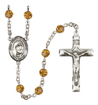 Sterling Silver 6mm Saint Teresa of Calcutta  Engraved Catholic Rosaries