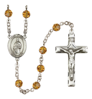 Sterling Silver 6mm Saint Eligius  Engraved Catholic Rosaries