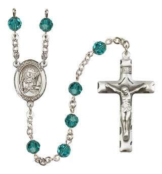Sterling Silver 6mm Saint Apollonia  Engraved Catholic Rosaries