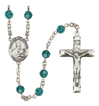 Sterling Silver 6mm Saint Gemma Galgani  Engraved Catholic Rosaries