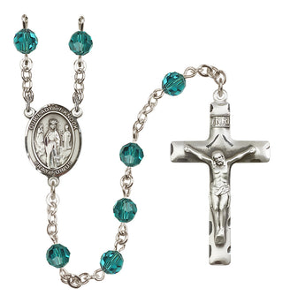 Sterling Silver 6mm Our Lady of Knock  Engraved Catholic Rosaries