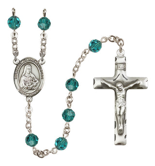 Sterling Silver 6mm Our Lady of the Railroad  Engraved Catholic Rosaries