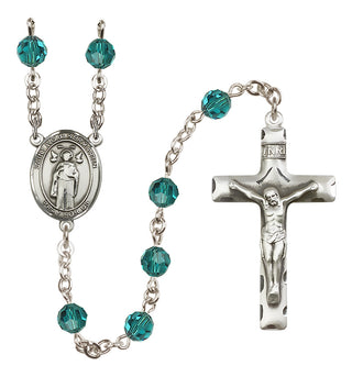 Sterling Silver 6mm Saint Ivo of Kelmartin  Engraved Catholic Rosaries