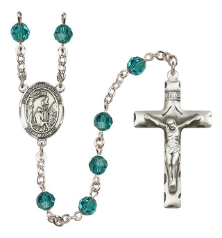 Sterling Silver 6mm Saint Paul the Hermit  Engraved Catholic Rosaries