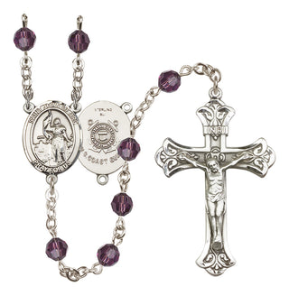 Sterling Silver 6mm Saint Joan of Arc /Coast Guard Rosary