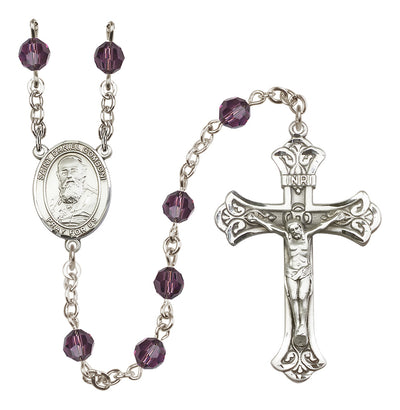 Sterling Silver 6mm St. Daniel Comboni Rosary | Engravable
