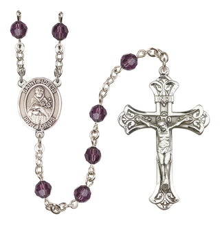 Sterling Silver 6mm Saint Fidelis  Engraved Catholic Rosaries