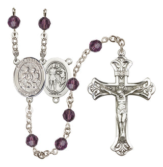 Sterling Silver 6mm Saint Sebastian / Choir Rosary