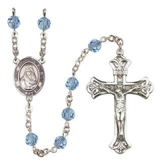 Sterling Silver 6mm Saint Jadwiga of Poland  Engraved Catholic Rosaries