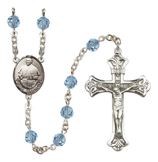 Sterling Silver 6mm Pope Francis Rosary