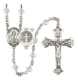 Sterling Silver 6mm Saint Benedict Rosary