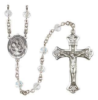 Sterling Silver 6mm San Ramon Nonato  Engraved Catholic Rosaries