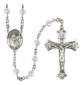 Sterling Silver 6mm Saint Margaret Mary Alacoque  Engraved Catholic Rosaries