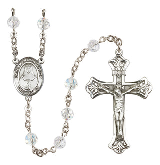 Sterling Silver 6mm Saint Mary Mackillop  Engraved Catholic Rosaries