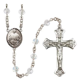 Sterling Silver 6mm Pope Francis Rosary