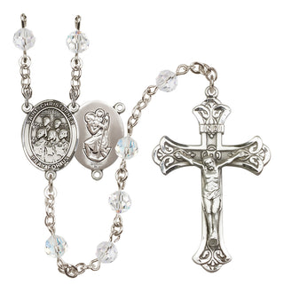 Sterling Silver 6mm Saint Christopher / Choir Rosary