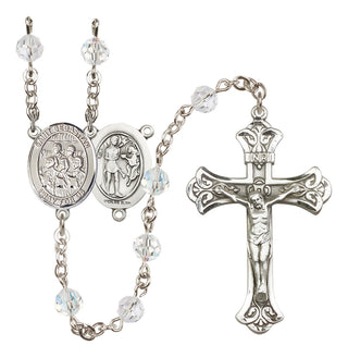 Sterling Silver 6mm Saint Sebastian / Choir Rosary