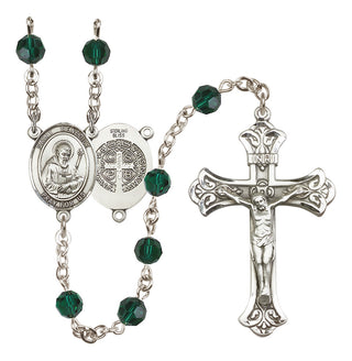 Sterling Silver 6mm Saint Benedict Rosary