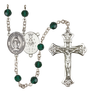 Sterling Silver 6mm Virgen Milagrosa Rosary