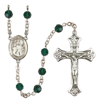Sterling Silver 6mm Maria Stein  Engraved Catholic Rosaries