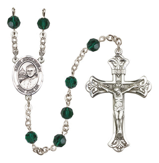 Sterling Silver 6mm Saint John Paul II Rosary