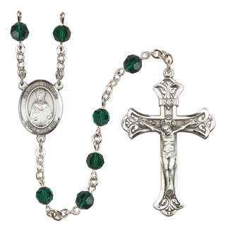 Sterling Silver 6mm Saint Winifred of Wales  Engraved Catholic Rosaries