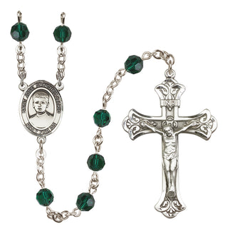 Sterling Silver 6mm Saint Jose Sanchez del Rio  Engraved Catholic Rosaries
