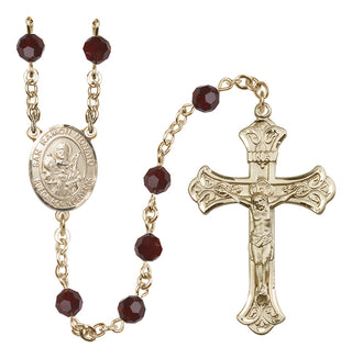 14kt Gold Filled 6mm San Ramon Nonato  Engraved Catholic Rosaries