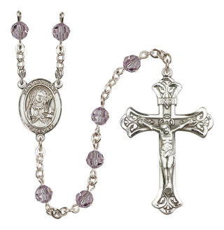 Sterling Silver 6mm Saint Apollonia  Engraved Catholic Rosaries