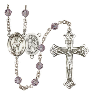 Sterling Silver 6mm Saint Sebastian / Rodeo Rosary