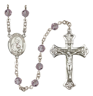 Sterling Silver 6mm Saint James the Lesser  Engraved Catholic Rosaries