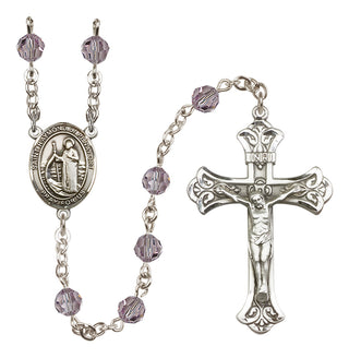Sterling Silver 6mm Saint Raymond of Penafort  Engraved Catholic Rosaries