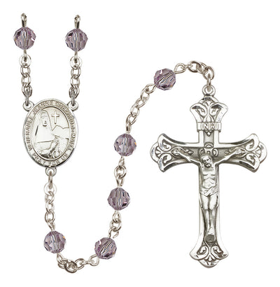 Sterling Silver 6mm St. Jeanne Chezard de Matel Rosary | Engravable