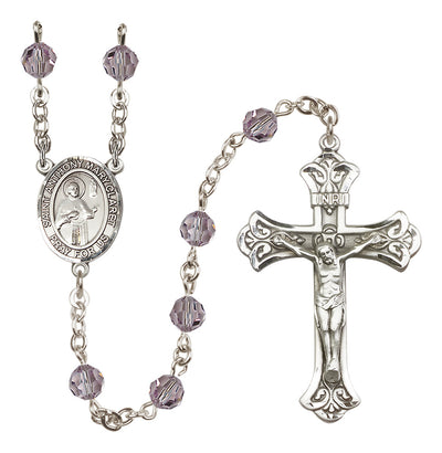 Sterling Silver 6mm St. Anthony Mary Claret Rosary | Engravable