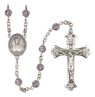 Sterling Silver 6mm Blessed Emilie Tavernier Gamelin  Engraved Catholic Rosaries