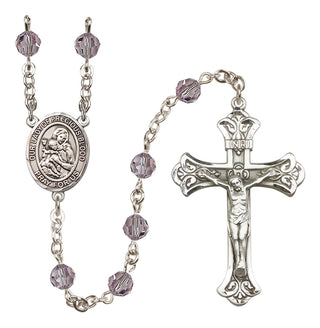 Sterling Silver 6mm Our Lady of the Precious Blood  Engraved Catholic Rosaries