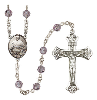 Sterling Silver 6mm Pope Francis Rosary
