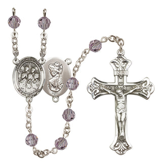 Sterling Silver 6mm Saint Christopher / Choir Rosary